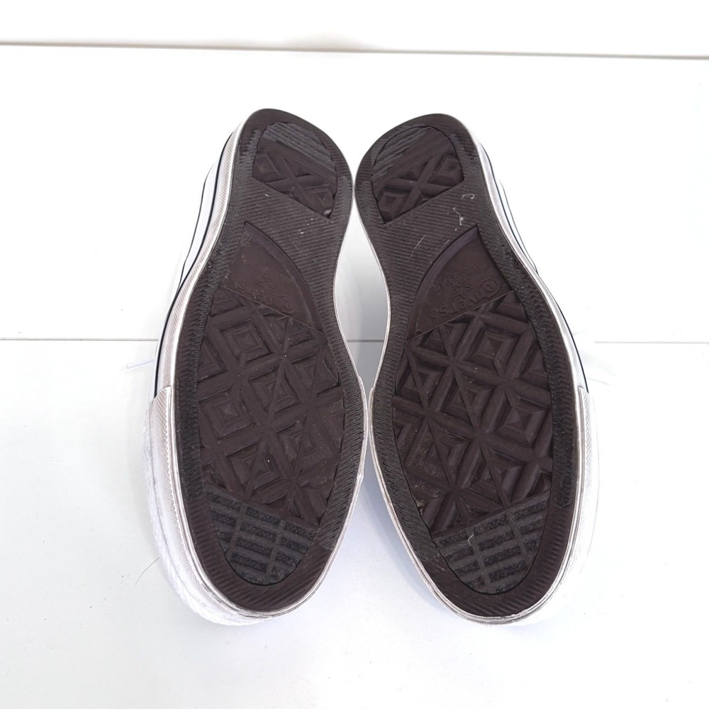 Converse Womens Chuck Taylor All Star Platform Sneakers 9 White Canvas Low Top - Picture 5 of 8